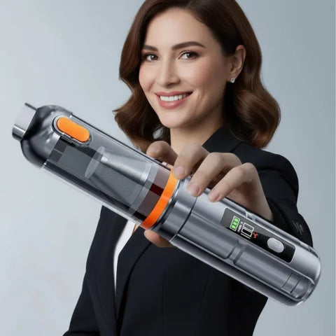 Aspirateur Puissant NeonVac orange femme