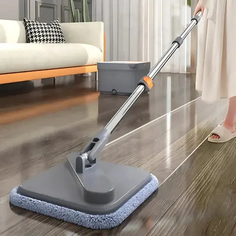 Balai Serpillère Rotatif 360° Seau Séparateur | Grey-SmartClean™