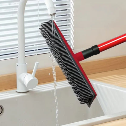 Balai Brosse - Poils en Silicone Rouge PetClean