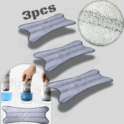 3 serpillères de rechange pour le balai torsadé X-TwistMop