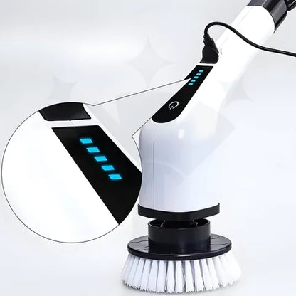 Brosse Rotative pour nettoyage carrelage intérieur - 8 en 1 PowerScrub™