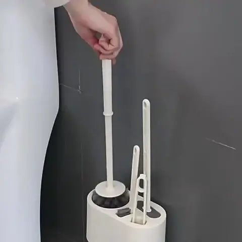 Brosse wc blanc remettre