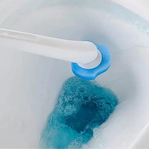 Brosse wc BruJet cuve bleu