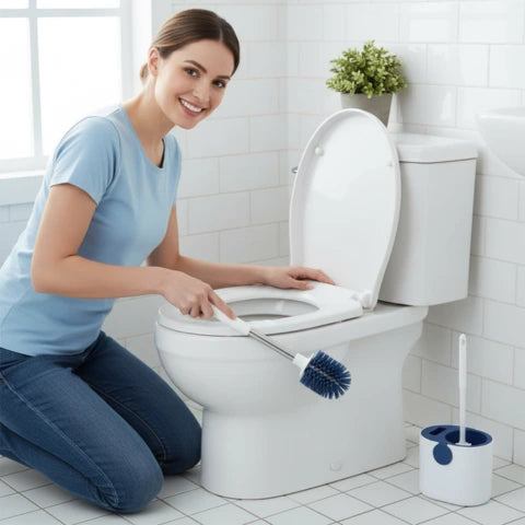 Brosse wc FlexClean Femme souriante