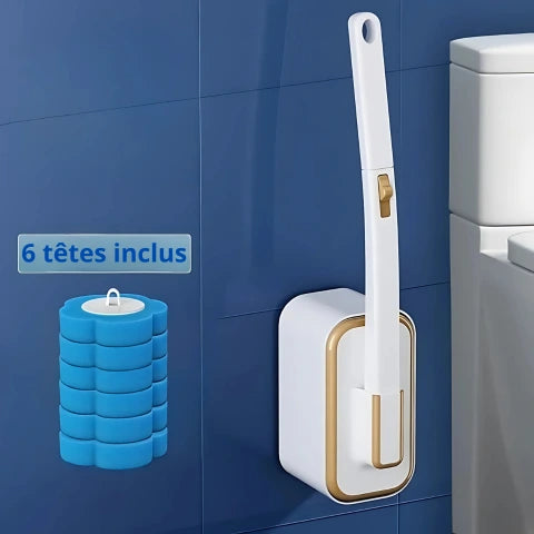 Brosse wc JetPro blanc 1pc