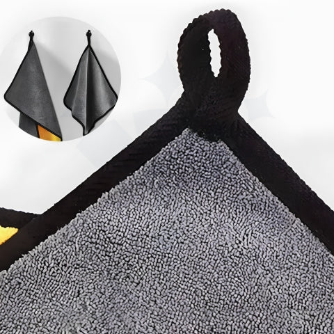 Chiffon en microfibre - Pour lavage et séchage voiture | Ultra-Absorbant™